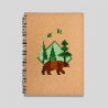 Lot de 3 carnets de notes 120 pages – Couverture rigide recyclée 16x22 cm