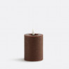 Bougie sculpturale LED en cire naturelle – Élégance contemporaine